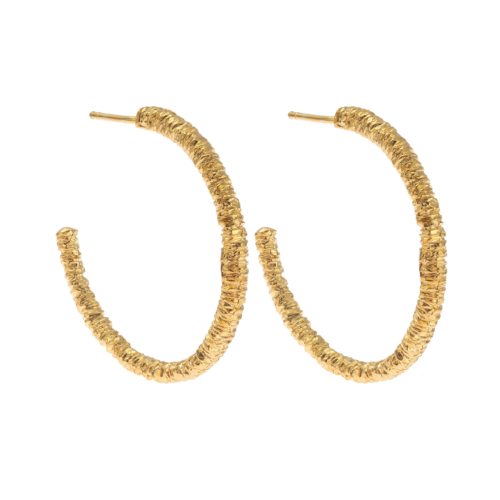 marrakech medium gold hoops