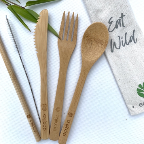 ecojiko bamboo reusable cutlery