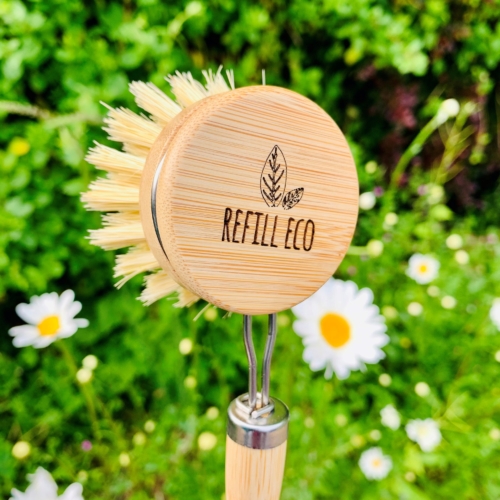 customised bamboo dish brush