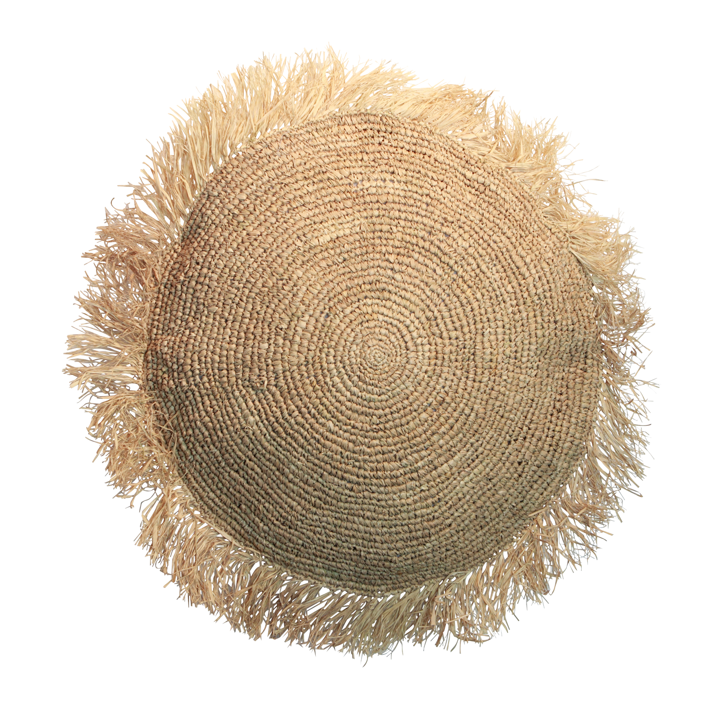raffia cushion