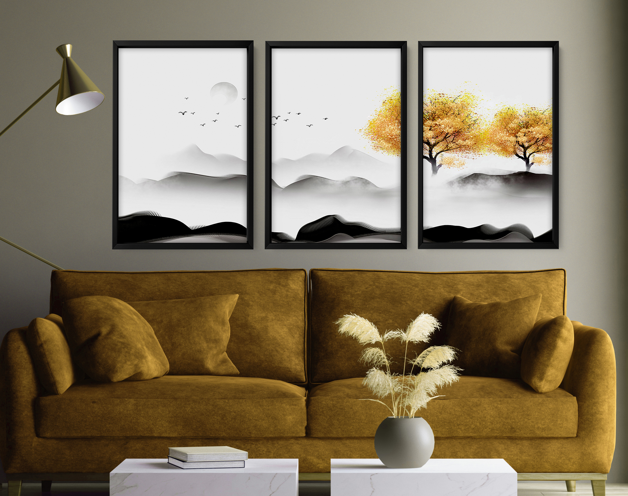 Office decor Set x 3 Wall art Prints, Home decor Japanese art, calming zen wall decor, Japandi illustration living room decor, minimalist Office decor Set x 3 Wall art Prints, Home decor Japanese art, calming zen wall decor, Japandi illustration living room decor, minimalist