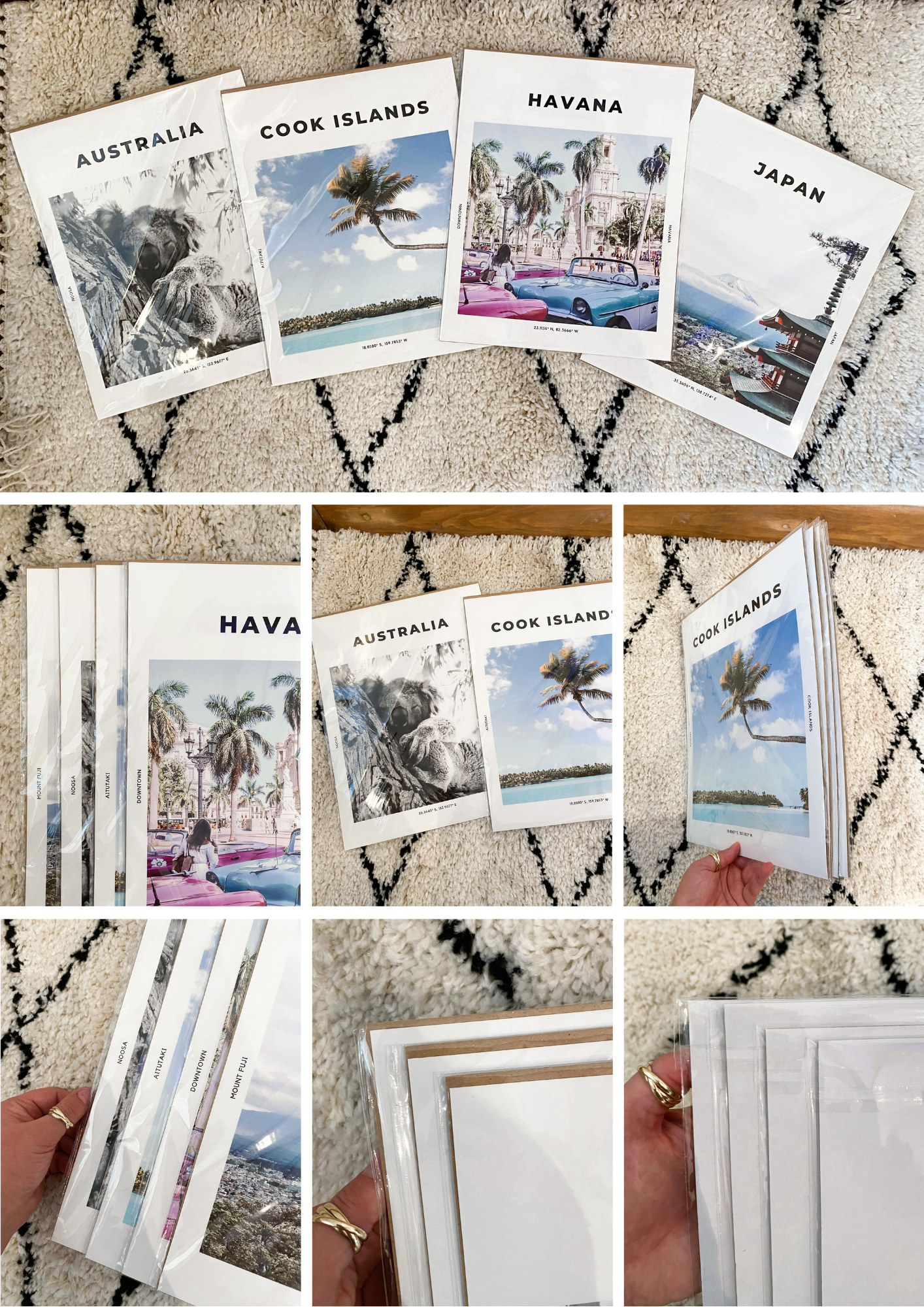 11x14 Unframed Backing Board + Cello Print Sample | TheTravelEdit
