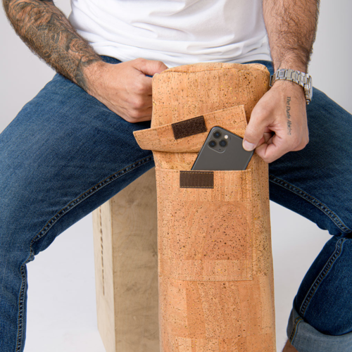 Sustainable yoga bag, cork yoga mat bag, yoga mat bag