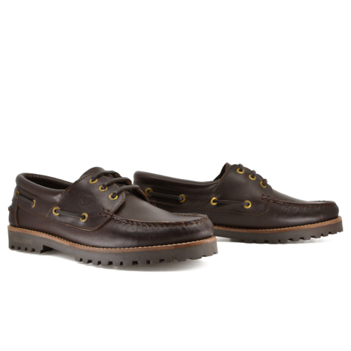 Men’s Boat Shoes Seajure Reynisfjara Dark Brown Leather
