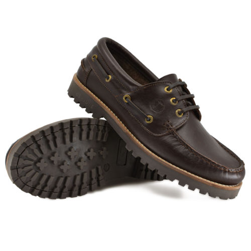 Men’s Boat Shoes Seajure Reynisfjara Dark Brown Leather