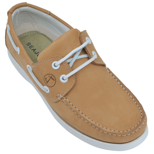 Women’s Boat Shoes Seajure Noordhoek Nubuck Leather Camel