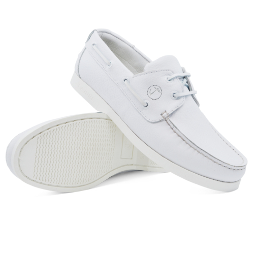 Women’s Boat Shoes Seajure Shoal Leather White