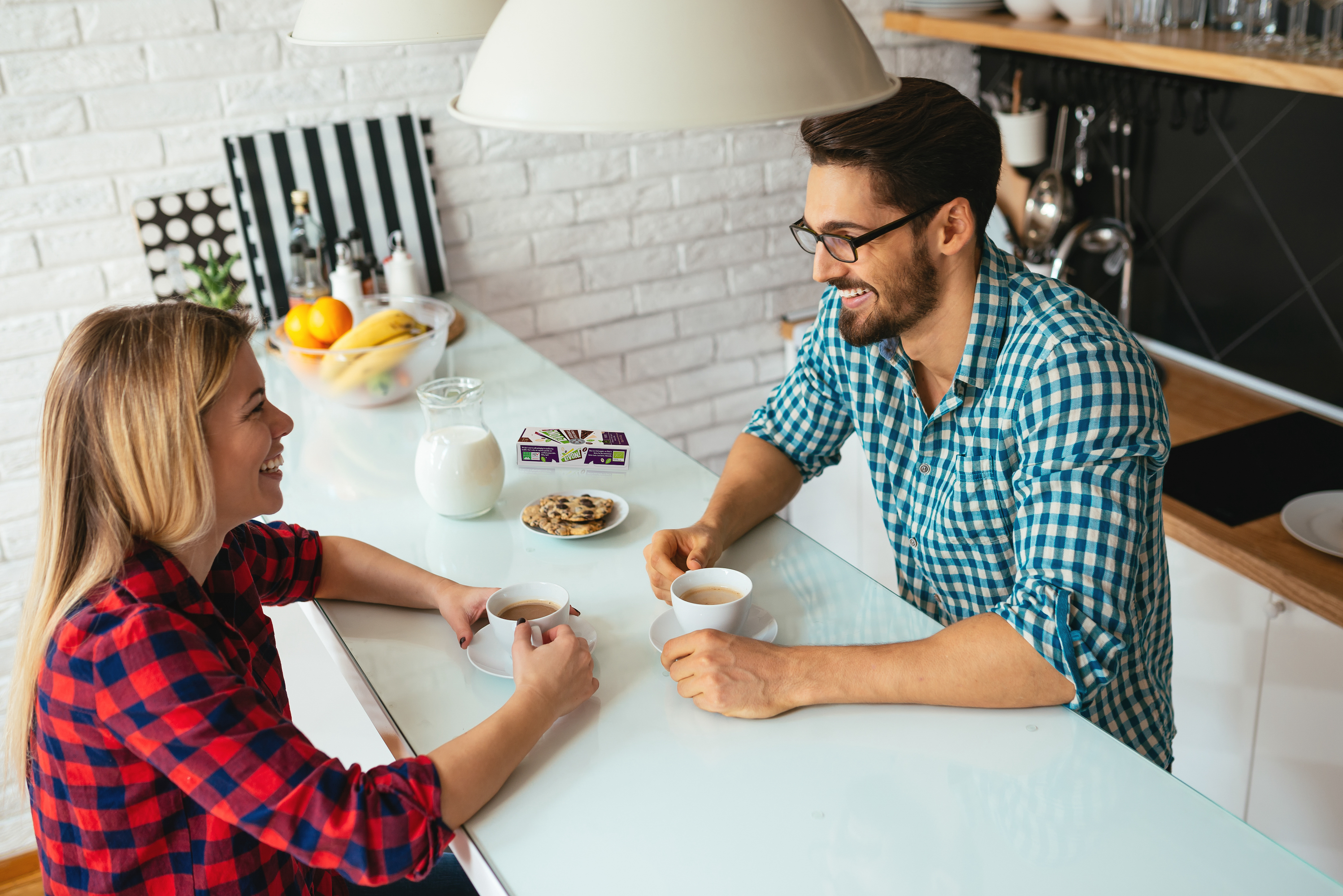 Shot,Of,A,Couple,Drinking,A,Morning,Coffee,Together.