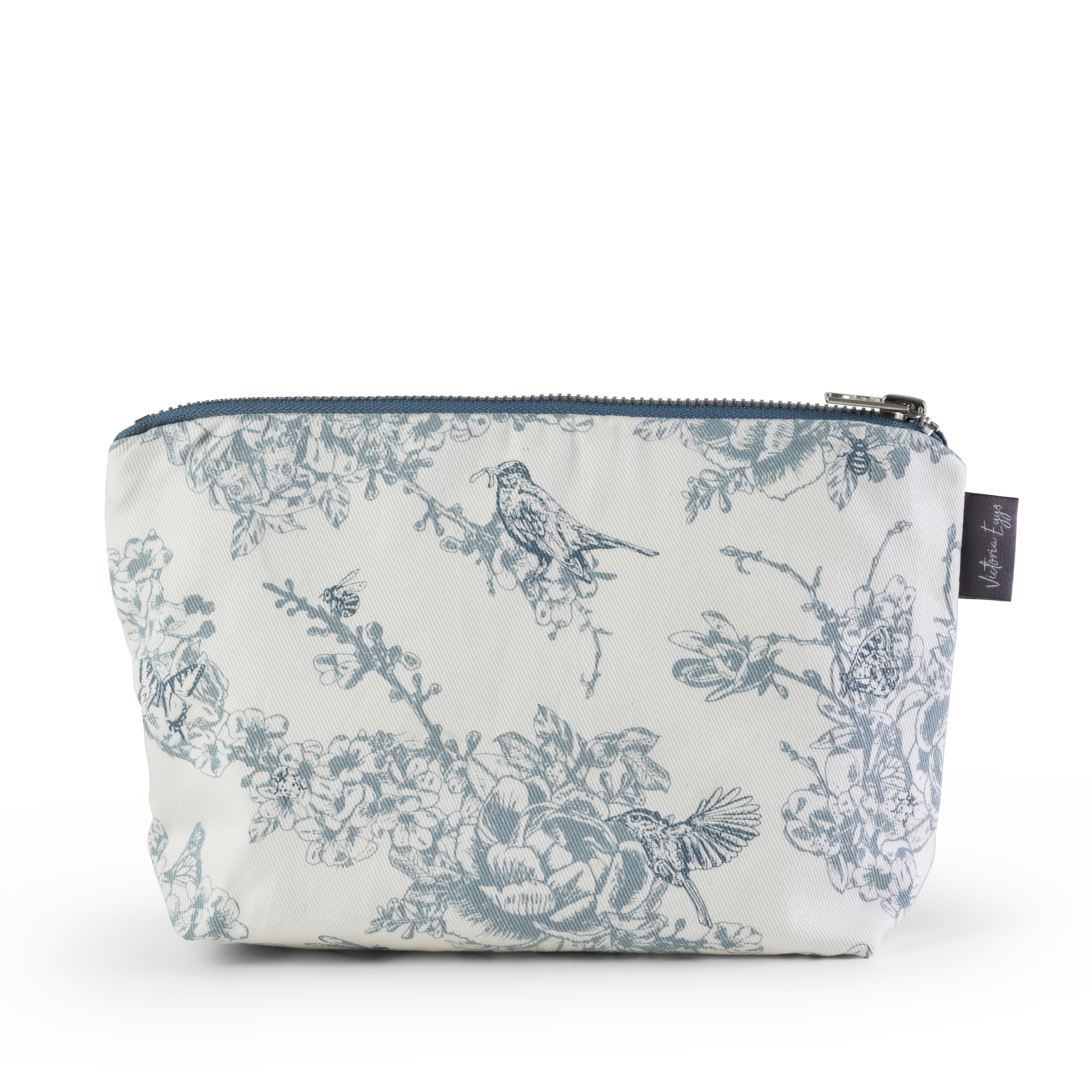 Wildlife in Spring Cosmetic Bag Victoria Eggs Cut out