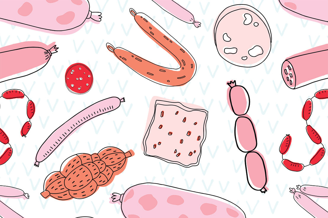 Charcuterie Wrapping Paper Sheet