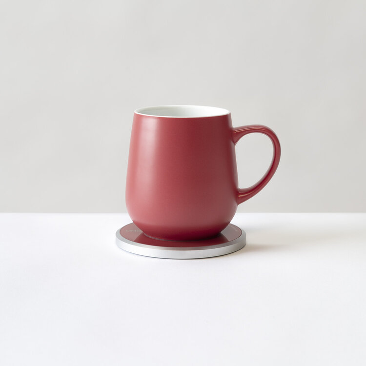 Ui Self Heating Mug Set - Coral Red