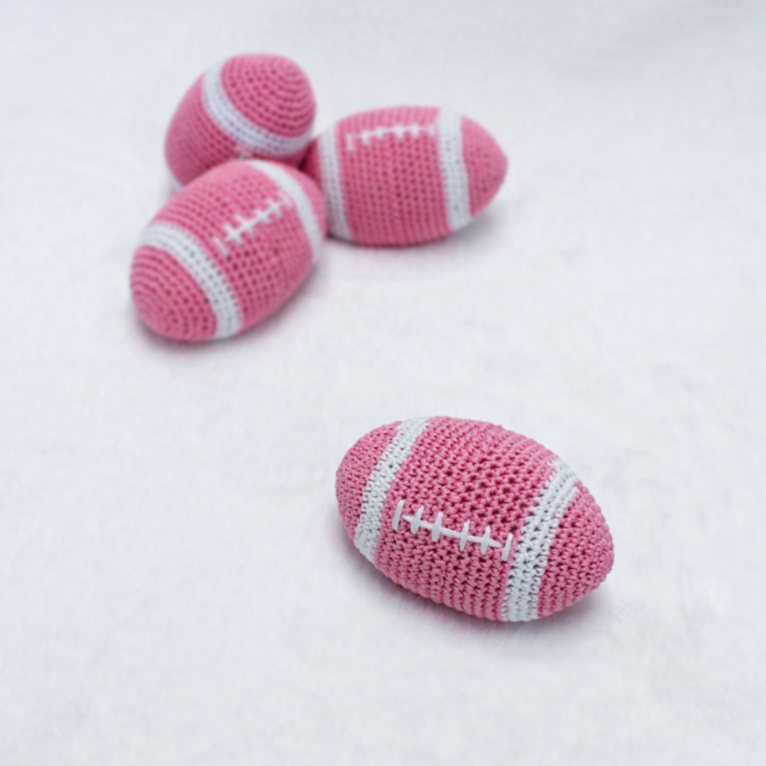 Crochet-football-pink-hello-doggie copy