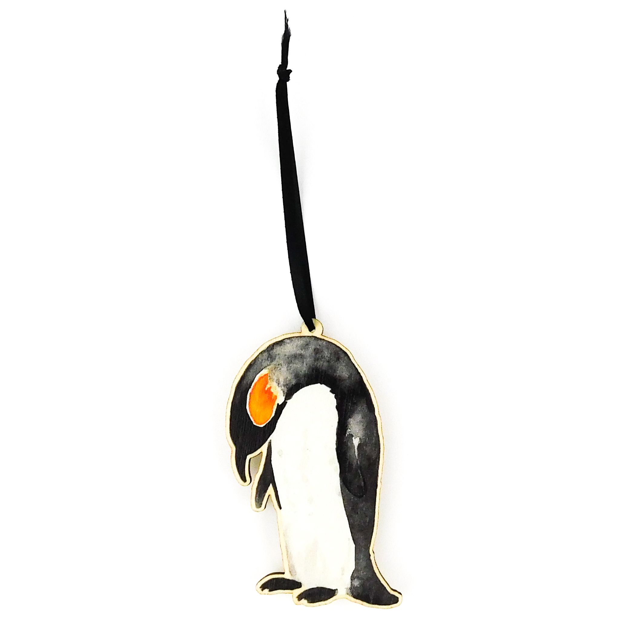 Emperor Penguin Wooden Decoration-1-19