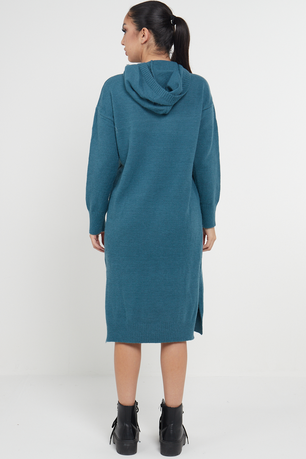 longline hooded jumper
