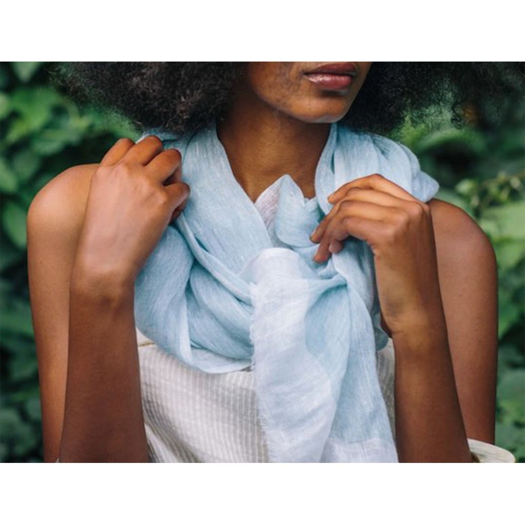 ethiopia-blue-linen-scarf