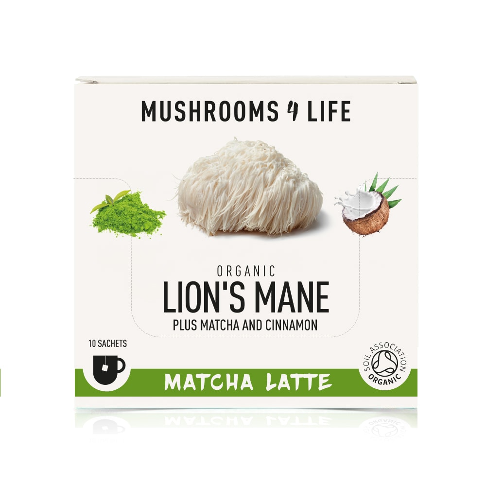 Organic Lion’s Mane - Matcha Latte Sachets - 10 sachets