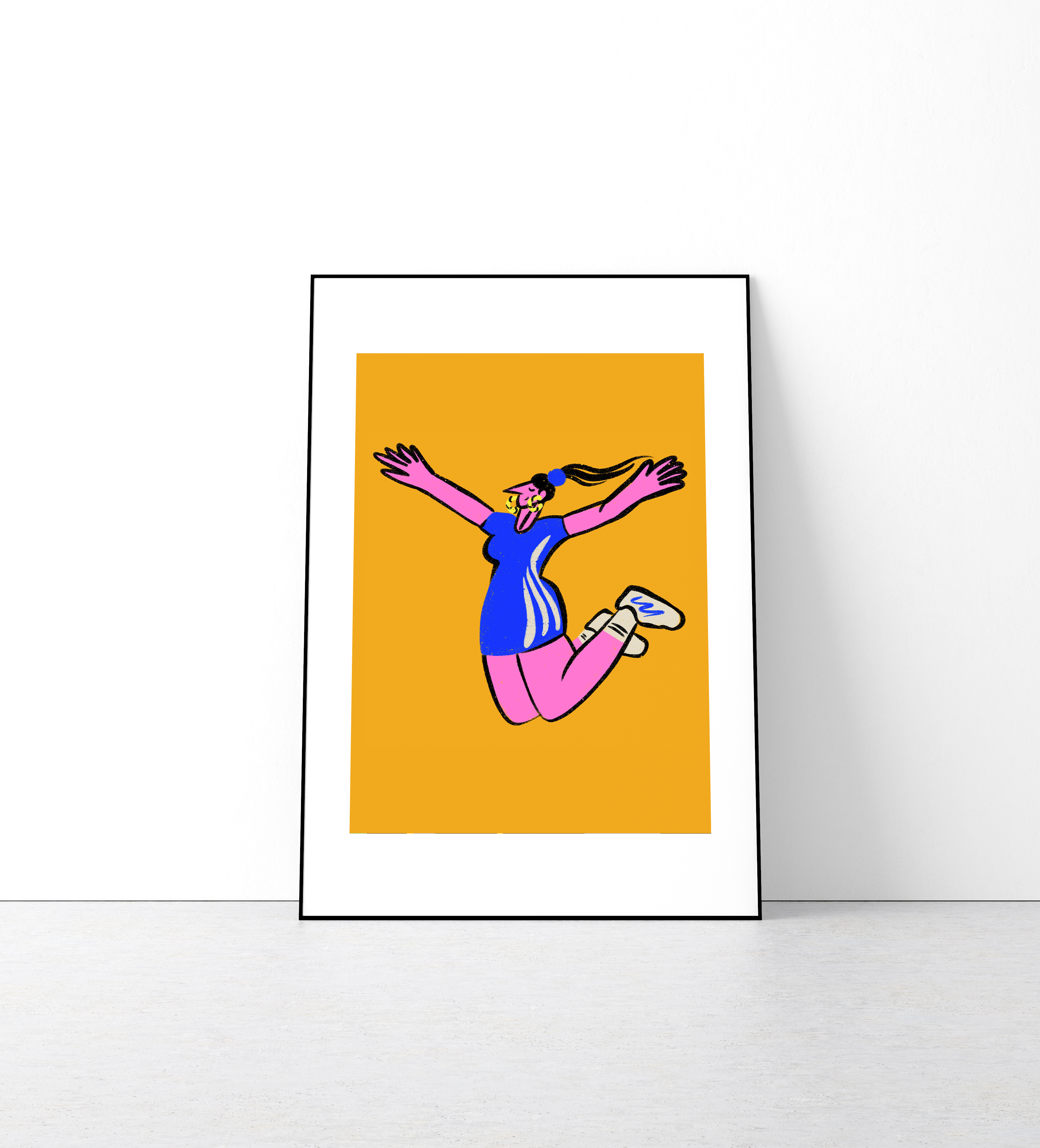 Simple Minimal Poster Mockup by Anthony Boyd Graphics