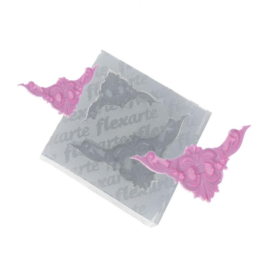 Corners Arabesque 2-Cavity Silicone Mold