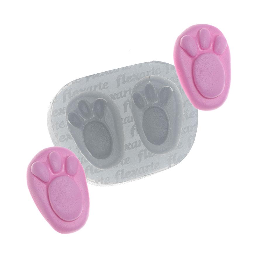 Easter Bunny Paws Silicone Mold