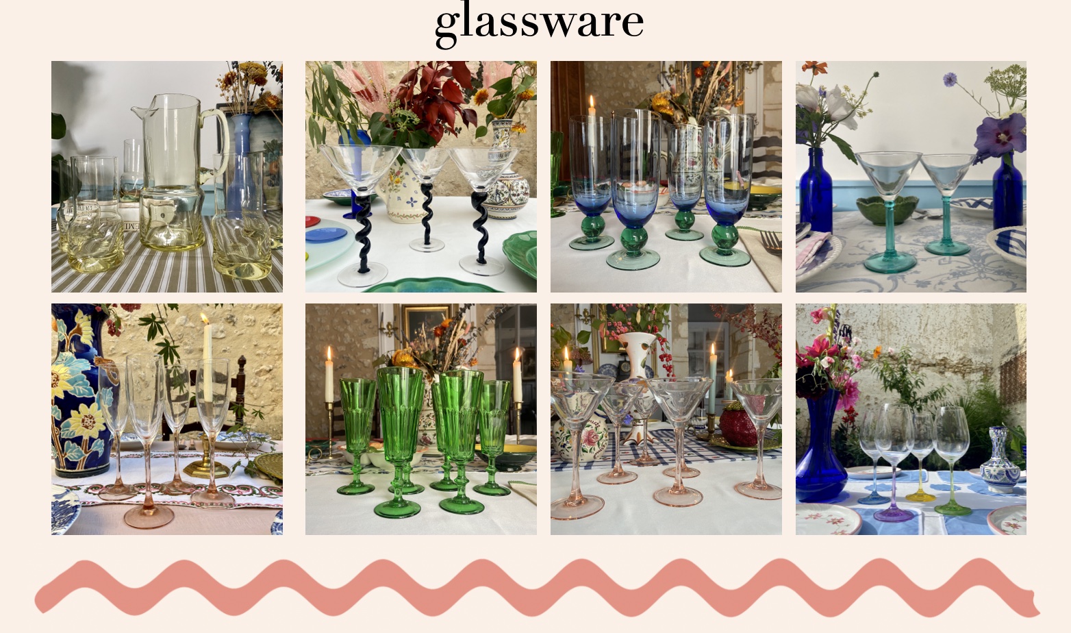 glassware wholesale