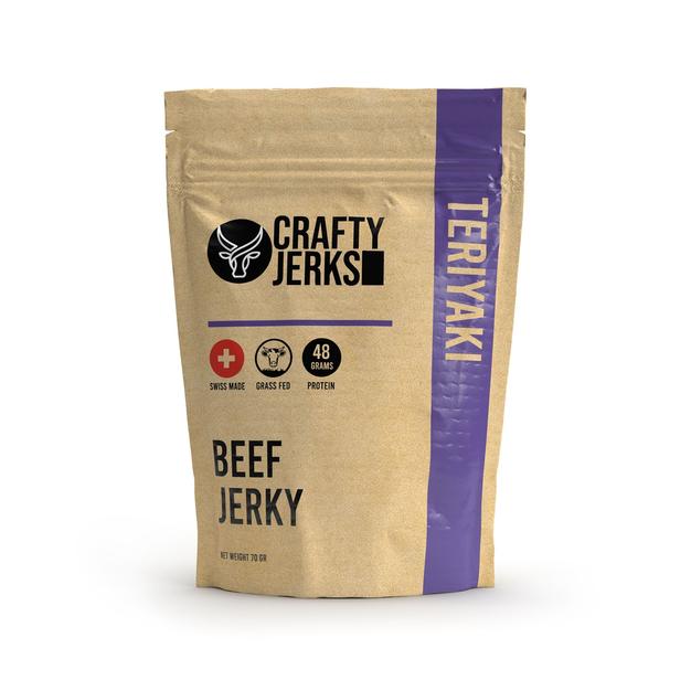 CraftyJerks - Teriyaki - Beef Jerky 70 gr