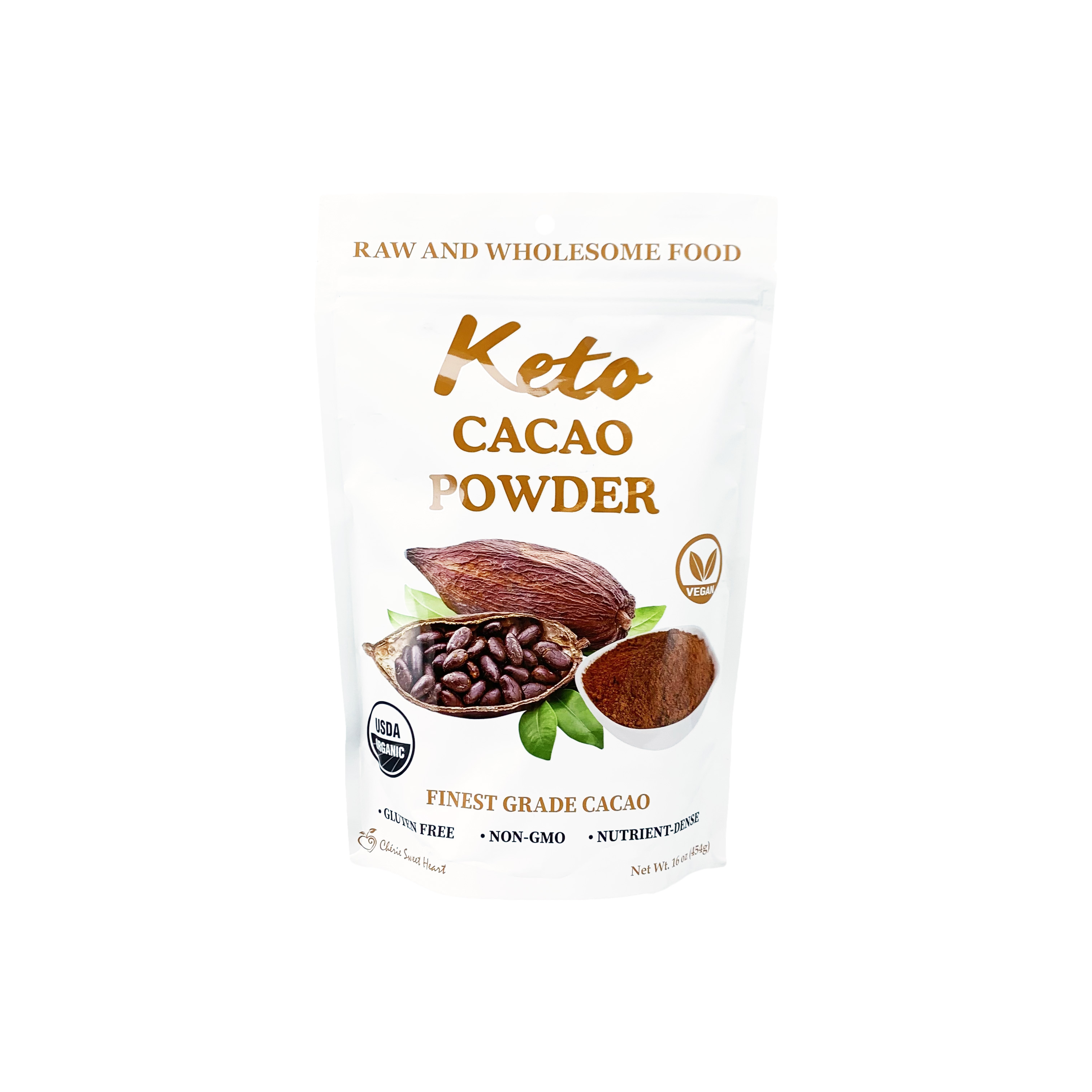 16 oz org keto cacao front