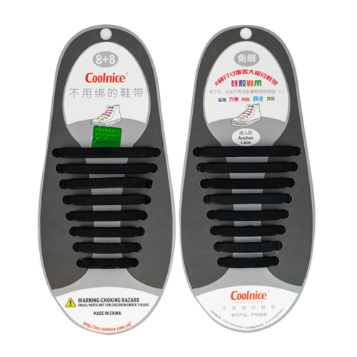 Zwarte platte elastische veters | veters zonder strikken | 16 stuks | Shop  Wholesale Suppliers at CREOATE
