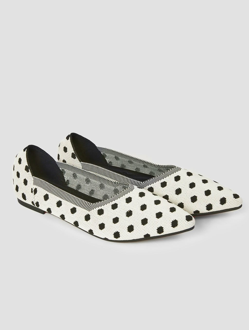 Polka-Dot-Flat-Shoes-black-beige3