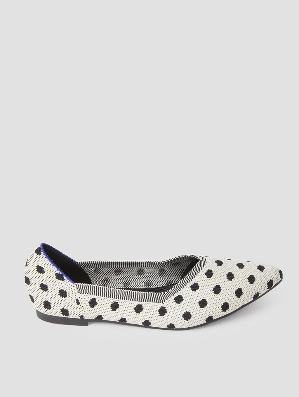 Polka-dot-flat-shoes-side-BlackWhite