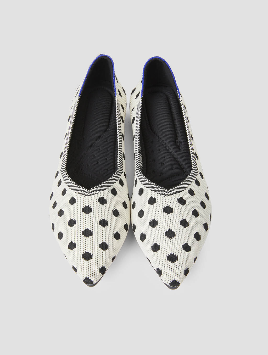 Polka-dot-flat-shoes-positive-BlackWhite