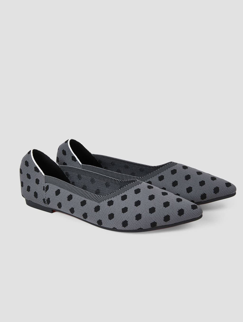 Polka-Dot-Flat-Shoes-grey-black3