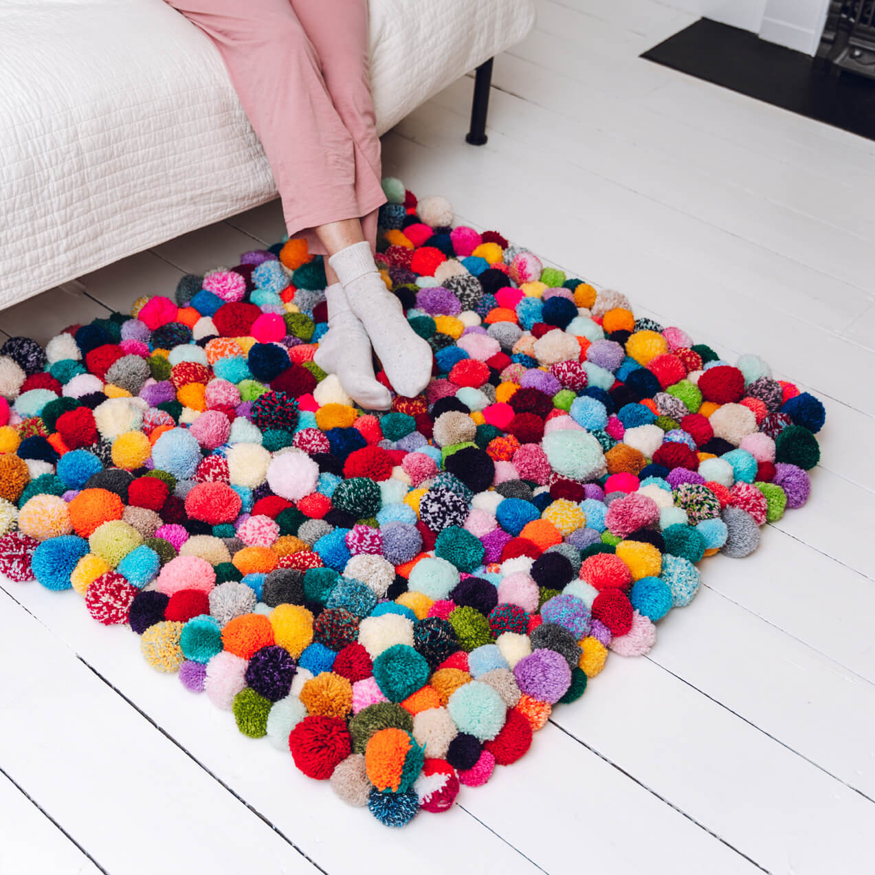 pom pom rug Pom pom rug