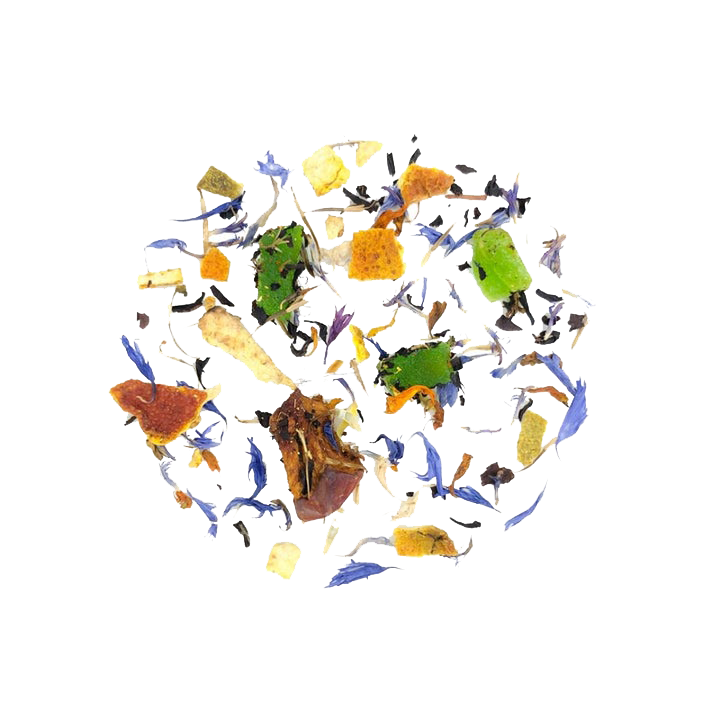 Tea Fruit Flowers Leaves Trans 2