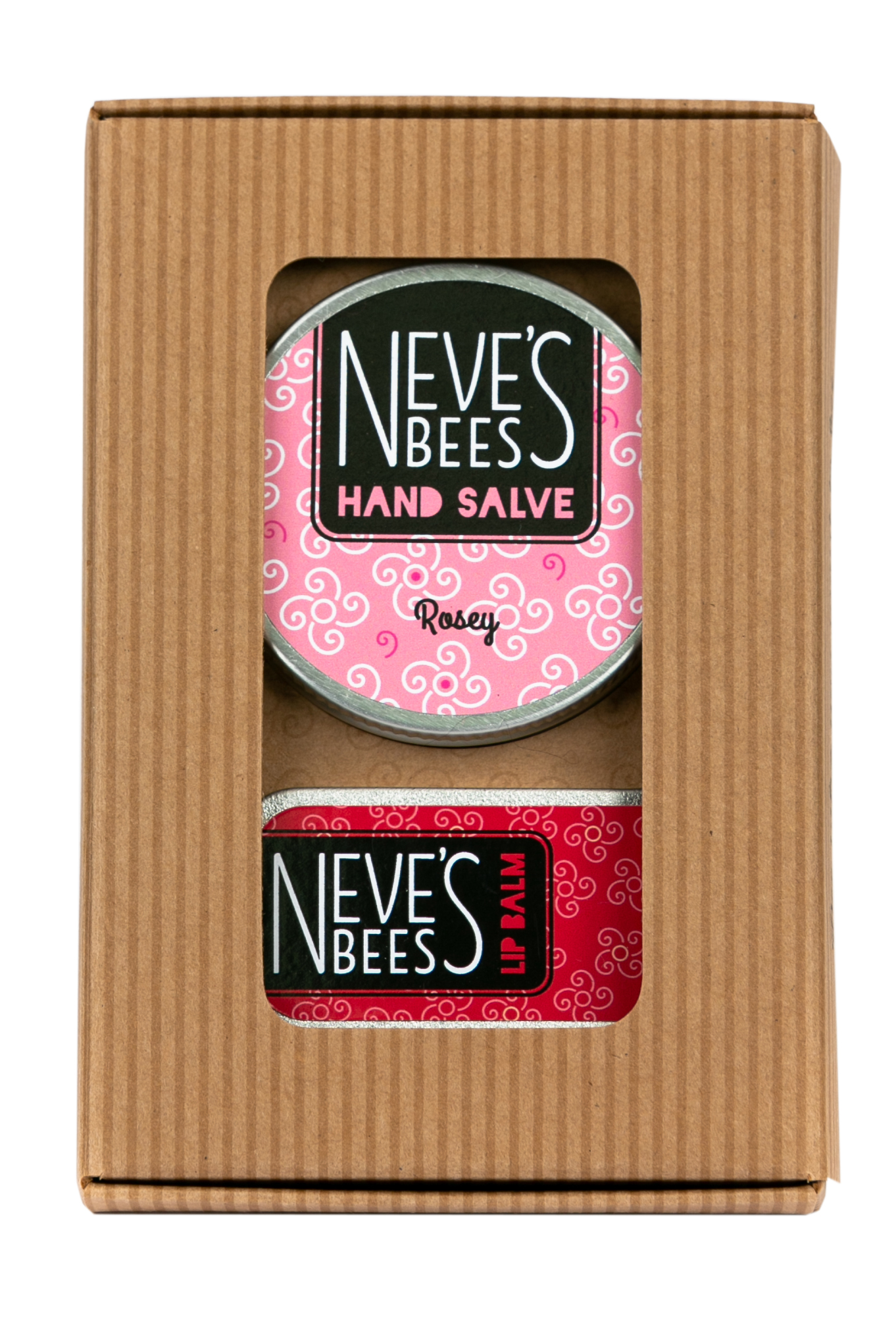 Neves-Bees-Gift-pack-Rosey Neve's Bees Rosey Gift Set