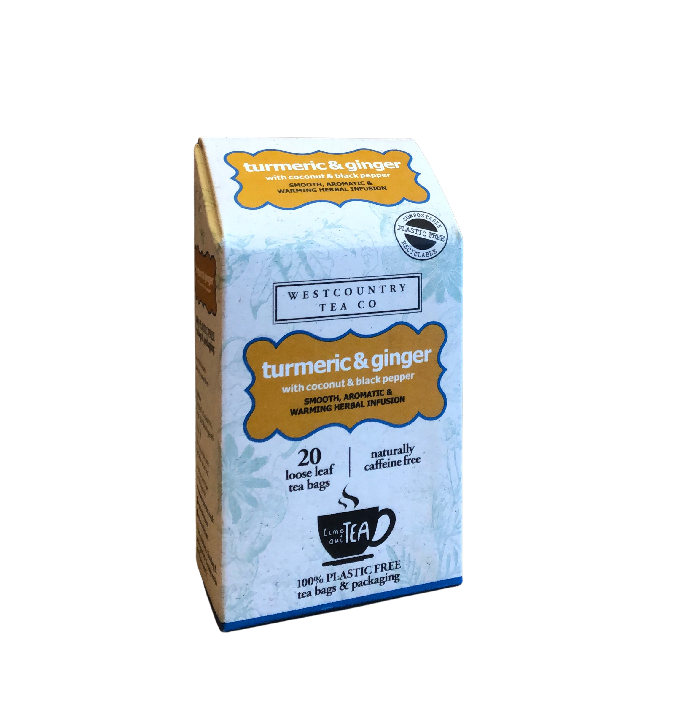 Westcountry-Tea-Co.-Turmeric-Ginger-Tea-Bag Turmeric & Ginger Time Out Tea Bags