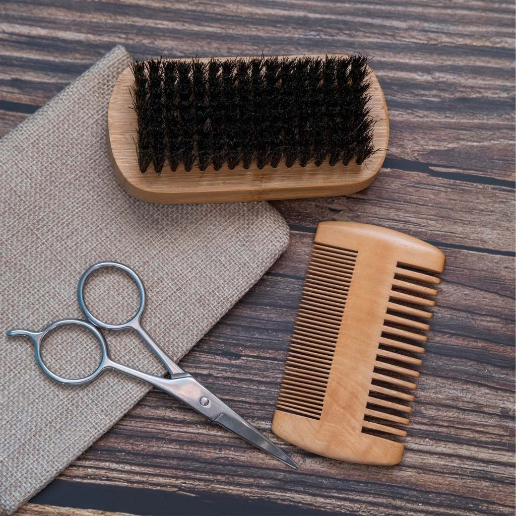wooden-beard-comb beard comb