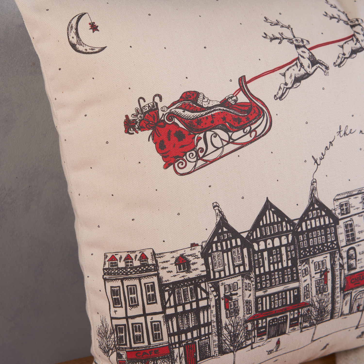 Santas-sleigh-cushion-cover-victoria-eggs-detail-2