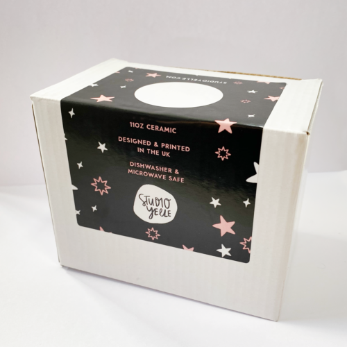 Studio Yelle mug packaging