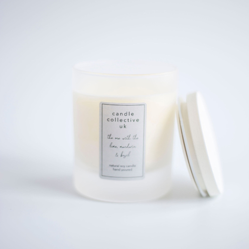 Vegan soy wax handmade candle