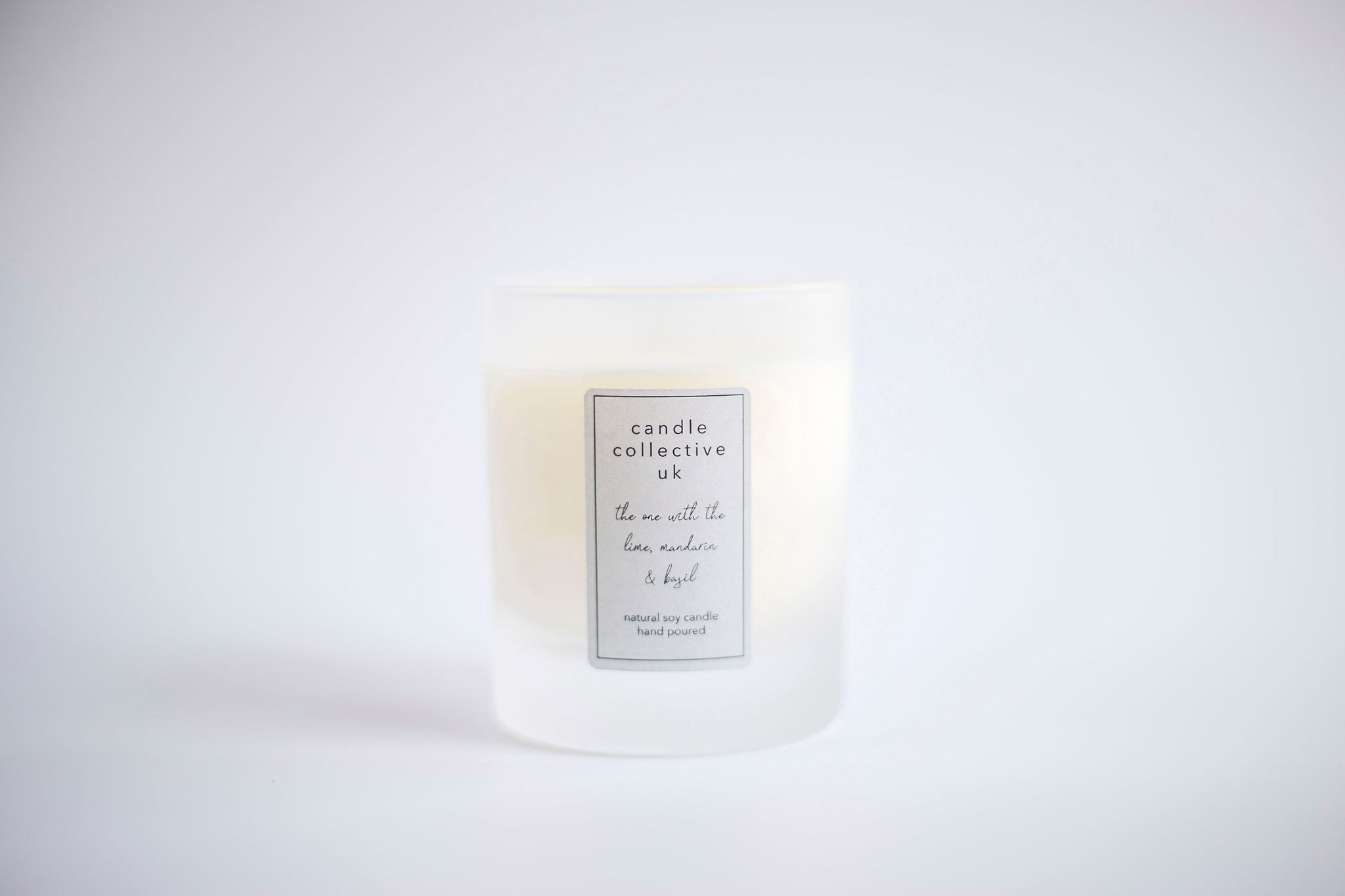 CandleCollectiveBrandProductAugust85 Lie, Mandarin & Basil vegan soy wax handmade candle