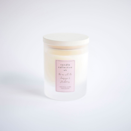 Hand poured vegan soy wax candle