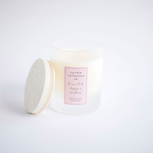 hand poured vegan soy wax candle