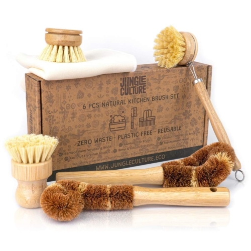 eco kitchen cleaning brush set
