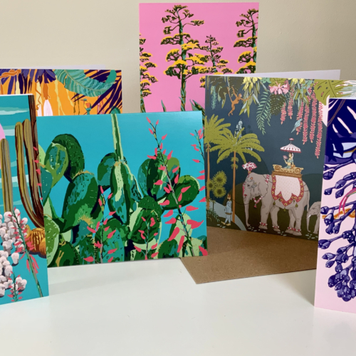 Sustainable nature themed greeting cards