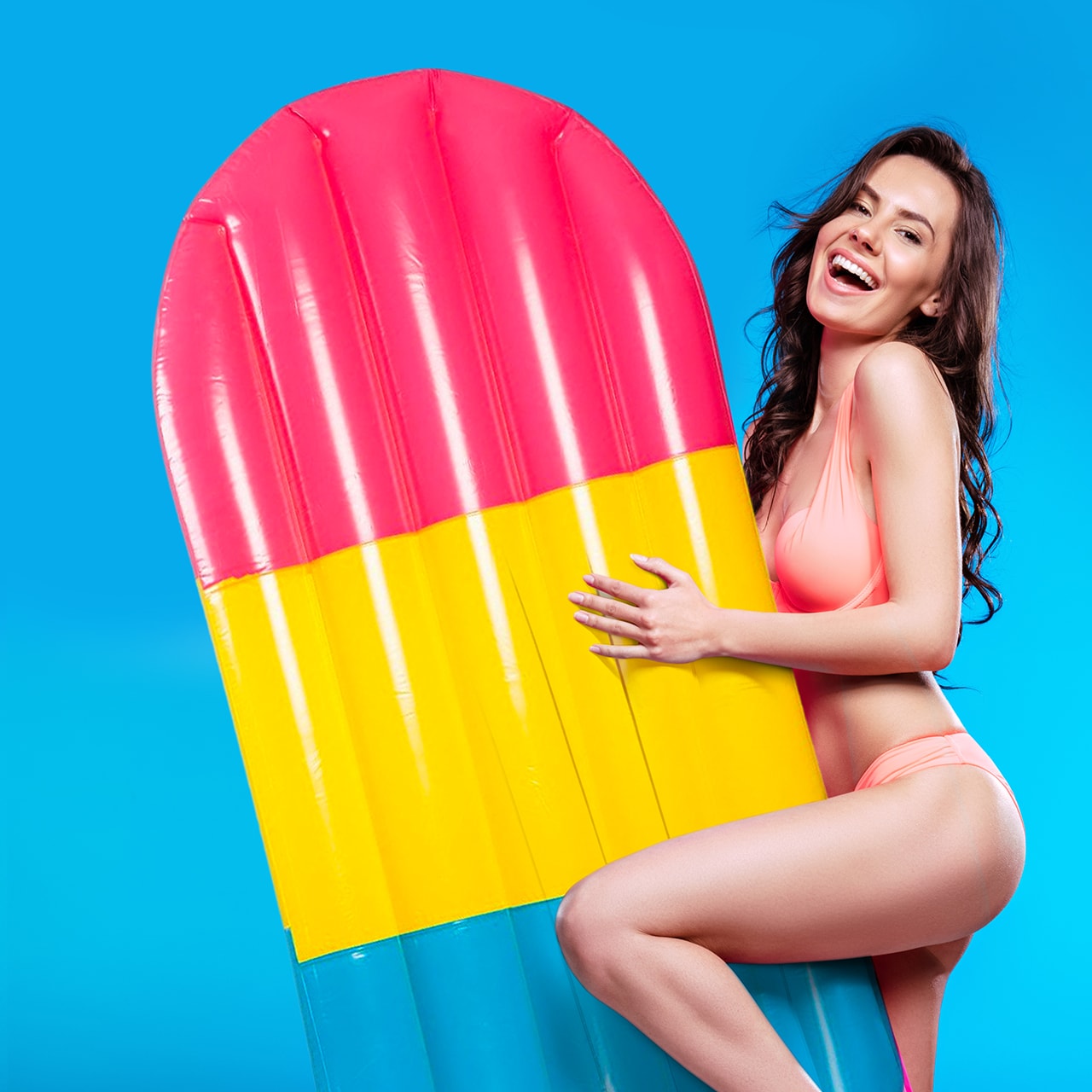 Inflatable-Ice-Lolly-1 Giant Inflatable Ice Lolly Lounger (6ft)