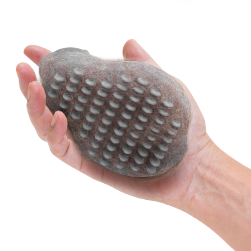 Cat Shaped Meow Pet Grooming Brush (Grey)