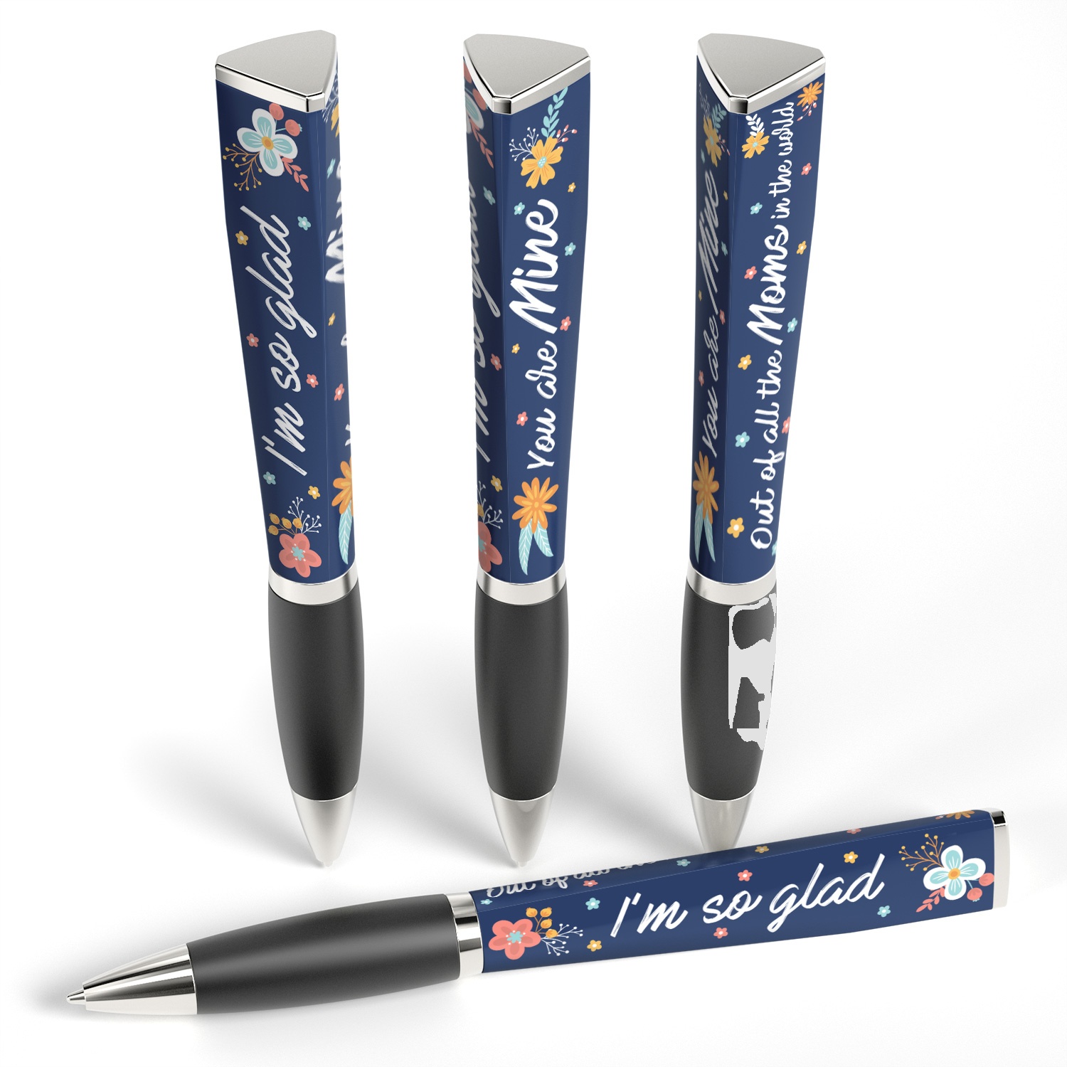 Out of all the Moms in the world, I'm so glad you are mine_Pack of 5