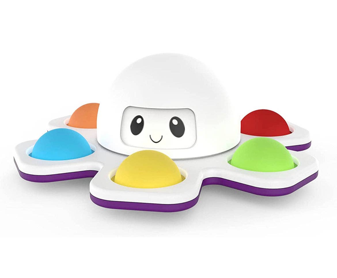 Fidget Spinner Face Changing Octopus - Green 2 Fidget Spinner Face Changing Octopus - Green