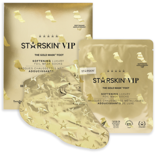 VIP The Gold Mask Foot Softening Foil Mask Socks
