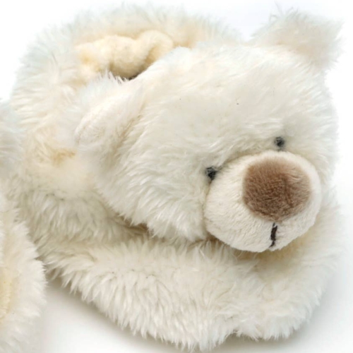 Bear Baby Slippers - 0-6 months